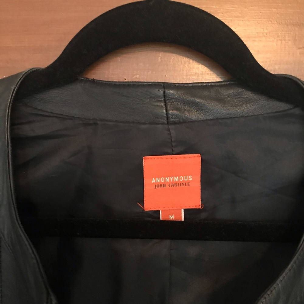John Carlisle “Anonymous” Leather Jacket - Picture 2 of 3